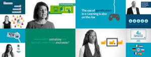 A sample of the graphics and interviews created for Capita
