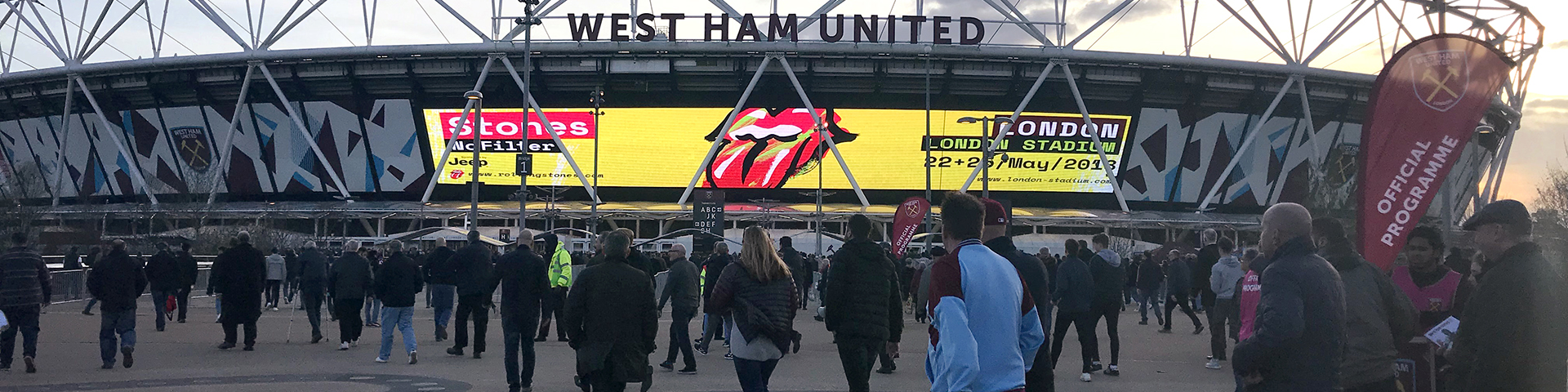 Big Screen Content at London Stadium